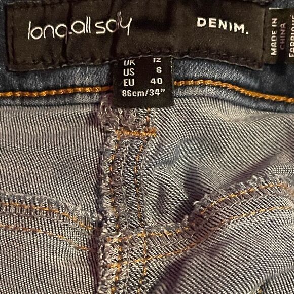 Long tall sally jeans sz 8 - Picture 6 of 7